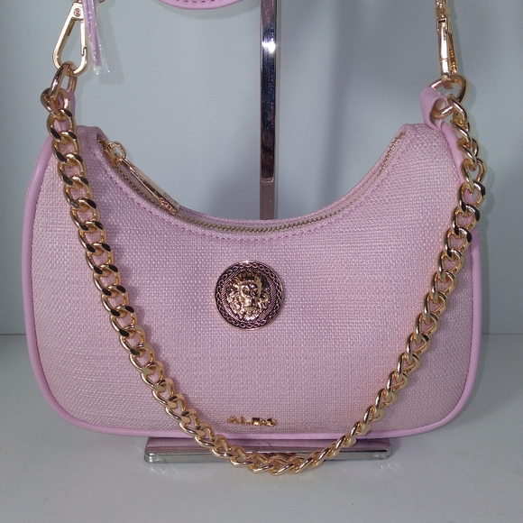 Aldo Pink and Gold Women's Bag w/Jewlery Bundle - Picture 7 of 12